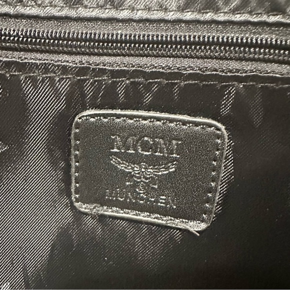 MCM Studded Backpack, Coated Canvas Leather, One Size - Picture 9 of 17